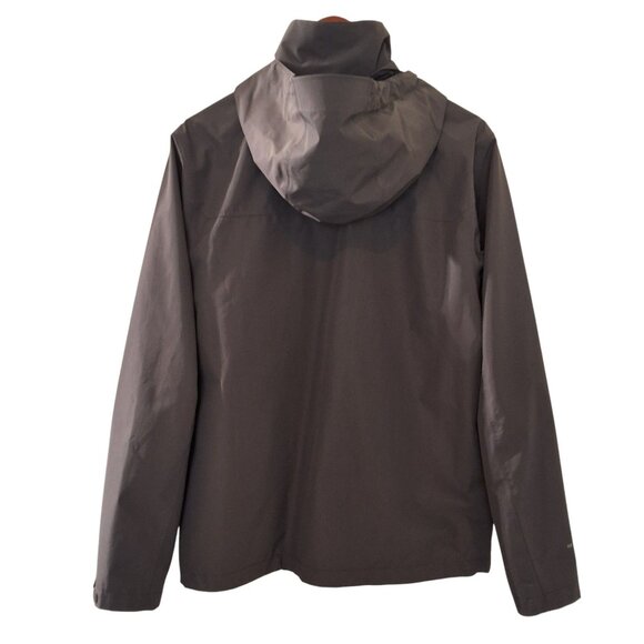 Eddie Bauer Mens Weatheredge Rainfoil Jacket Hooded Stormrepel DWR Midweight Dar - Picture 3 of 9